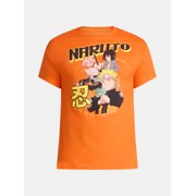 Naruto Mens and Big Mens Graphic Tee with Short Sleeves, Sizes S-3XL