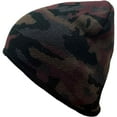 thumbnail image 4 of COUVER Camouflage Beanies - Camo/Black/Army Green/Cranberry, 4 of 7