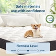 thumbnail image 4 of EDX 6 Inch Queen Cooling Gel Memory Foam Mattress, CertiPUR US Certified Fiberglass Free Pressure Relief Bed in a Box, 4 of 9