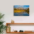 thumbnail image 6 of Epic Graffiti 'Fall Reflection in the Tetons - Grand Teton National Park' by Darren White, Giclee Canvas Wall Art, 18"x12", 6 of 8