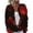 Deep Red, variant on Womens Halloween Sweaters Button Knit Long Sleeve Outwear Funny Pumpkin Ghost Graphic Fall Winter Sweater Saffron S