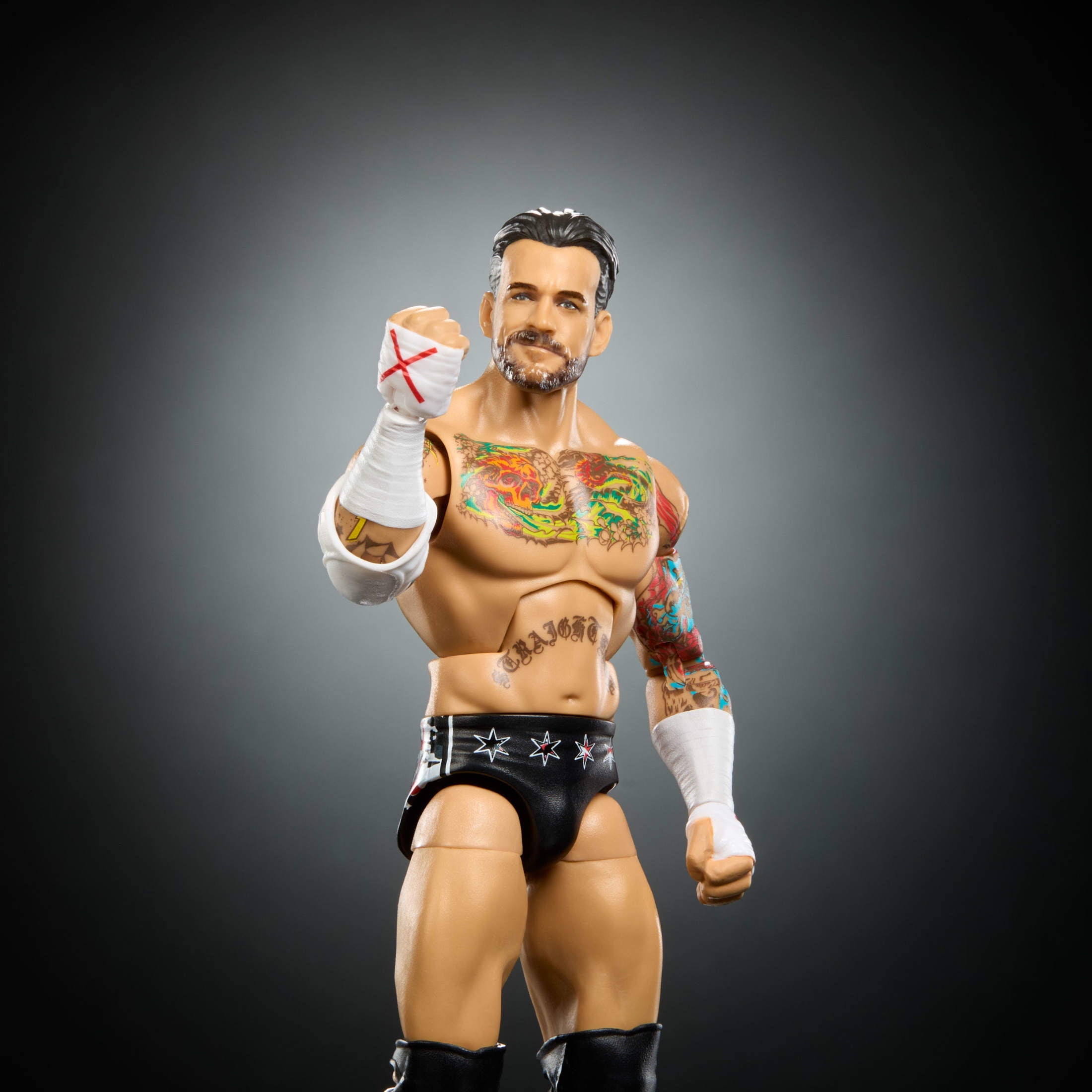 WWE Elite Collection Top Picks CM Punk Action Figure & Accessories, 6-inch Collectible Set (Styles May Vary)