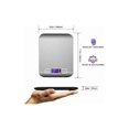 thumbnail image 5 of LCD Display Digital Scale for Stainless Steel Kitchen, 5kg / 11lbs Multifunctional Food Balance, Silver, 5 of 5