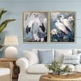 thumbnail image 2 of Stupell Industries Shore Line Magic Birds 2 Piece Gold Framed Floater Canvas Set design by Steve Hunziker, 31 x 25, 2 of 9