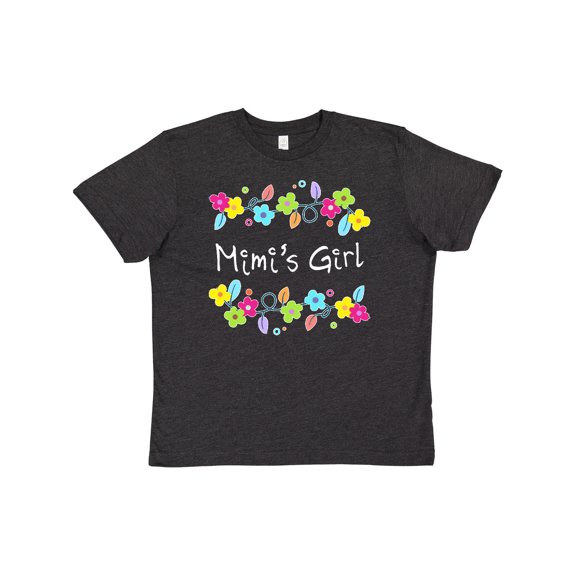 Inktastic Mimis Girl- Bright Flowers Youth T-Shirt