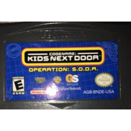 Codename:Kids Next Door Operation:S.O.D.A. (Nintendo Gameboy Advance