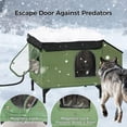 thumbnail image 4 of Casa para Gatos Calefaccionada PAWPROVED Impermeable para Exterior con Calentador, 4 of 8