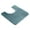 Light Blue, variant on Microfiber Toilet Bath Mat U-Shaped Contour Shaggy Bathroom Rugs Non Slip Soft Bath Rug Absorbent Water for Bathroom Commode Washable