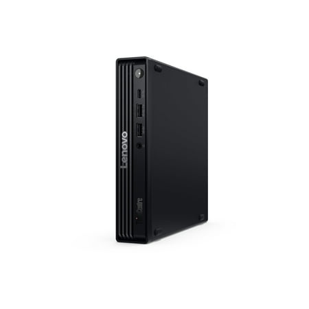 Lenovo ThinkCentre M70q Gen 6 13A4002CUS Desktop Computer - Intel Core Ultra 7 265T - 16 GB - 256 GB SSD - Tiny - Black - Intel Q870 Chip - Windows 11 Pro - Intel DDR5 SDRAM - English Keyboard - IE...