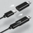 thumbnail image 4 of Adaptateur Mini USB vers Type C, 5 broches mâle, Mini USB vers femelle, connecteur de transfert de données pour GoPro MP3, appareil photo, connecteur PC, 4 of 4