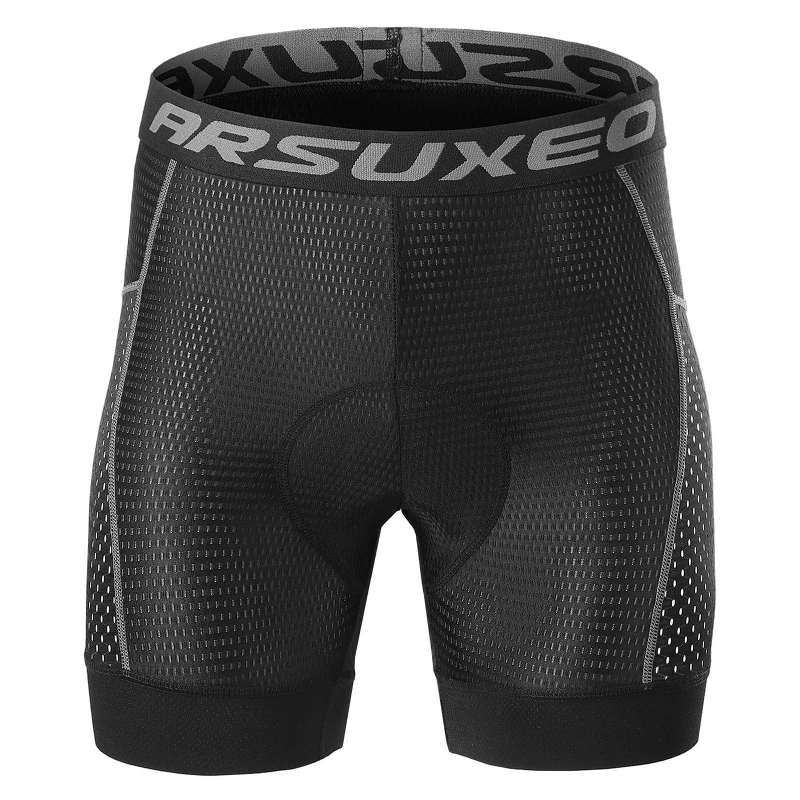Men 5D Gel Padded Cycling Shorts Bike Bicycle Riding Short Pants Underwear UK 