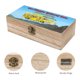 thumbnail image 3 of El Autobús Mágico Caja Organizadora de Madera Rústica - Caja Decorativa Multifuncional para Escritorio, Hogar, Oficina, Joyas y Manualidades, 3 of 6