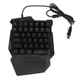 thumbnail image 3 of RGB Gaming Keyboard, One Handed Gaming Keyboard 35 Keys Ergonomic Design USB Interface  For Computer, 3 of 8