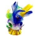 thumbnail image 2 of 3.00In To Bourbon Street!, Glass, Ornament Mask Mardi Gras Jester 1016115, 2 of 2