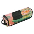 thumbnail image 2 of Hair Tool Organizer Bag with Heat Resistant Mat Removable Travel Storage Case for Hot Air Brushes Curling Irons Black Cat and Goldfish Bowl, 2 of 8