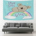 thumbnail image 2 of GZHJMY Tapestry Wall Hanging Rainbow Beautiful Cute Koala Animal Tapestry Decorative Wall&nbsp;Blanket&nbsp;Bedding Tapestry for Bedroom Living Room Dorm 80"x60" Gift Decor, 2 of 7
