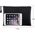thumbnail image 3 of Fireproof Document Bag Waterproof and Fireproof Money Bag Safe Storage Pouch for Documents,Passport,Jewelry and Cash (Black), 3 of 4