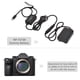 thumbnail image 5 of Cámara Batería ficticia Irfora Cable USB tipo C PD a NP-FZ100 reemplazo de acoplador de CC de batería simulada para Sony Alpha A7S III A6600 A7 III A7R III A7R IV A9 A9 II A9R A9S Irfora Batería ficticia, 5 of 7