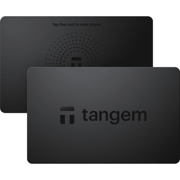 Tangem Wallet Pack of 2 - Secure Crypto Wallet - Trusted Cold Storage for Bitcoin, Ethereum, NFT's & More Coins - 100% Offline Hardware Wallet