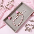 thumbnail image 5 of Mobile phone wristband creative crystal flower pendant anti-slip mobile phone lanyard wristband decoration., 5 of 5