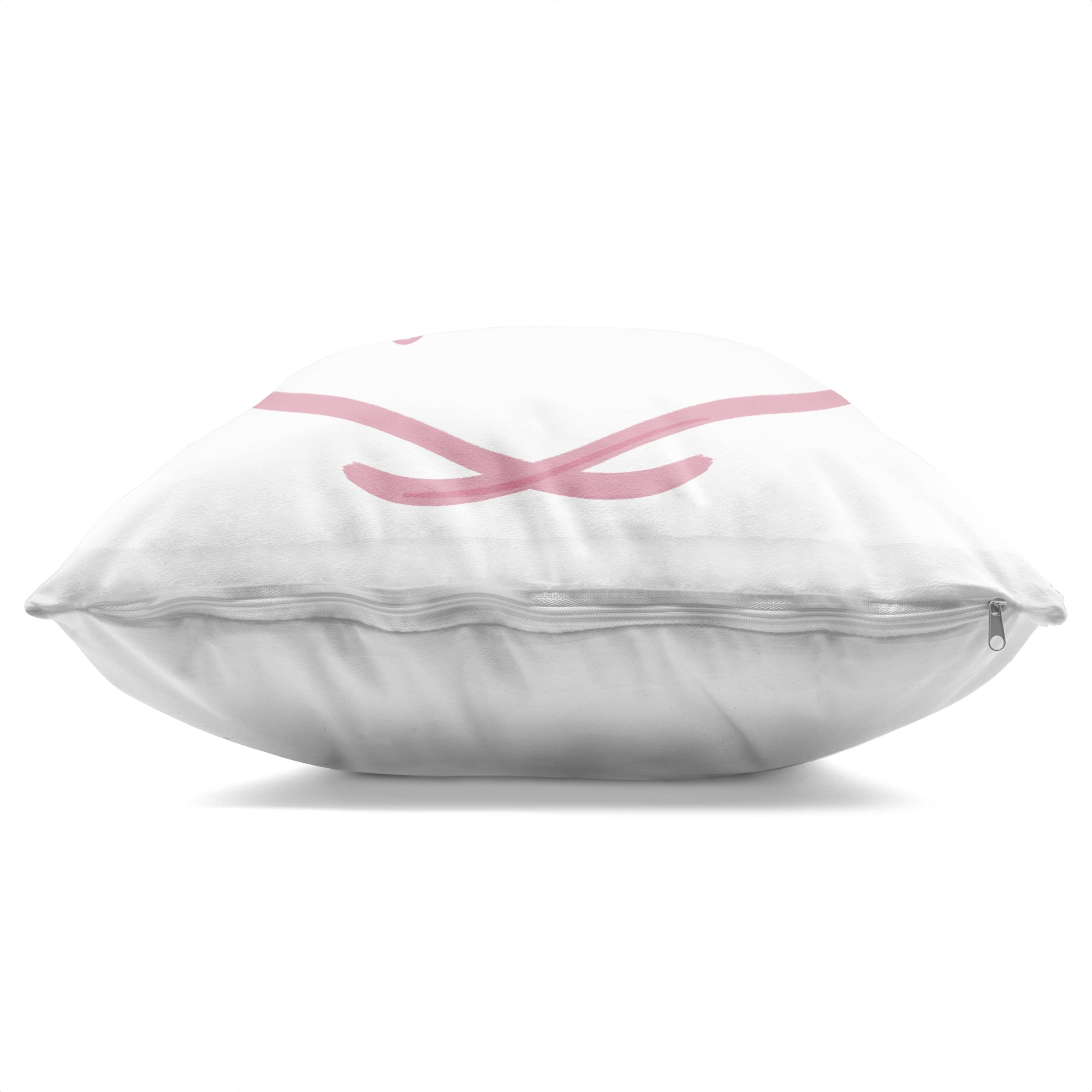 Stupell Industries Bookish Girlie Pink Bow Decorative Printed Throw Pillow, design by Lucille Price