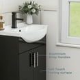 thumbnail image 4 of Eclife 24" Freestanding Single Bathroom Vanity with Euro Ceramic Sink, Faucet, 4 of 8