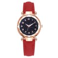 thumbnail image 3 of Resicozy Women Watches Quartz Watch Round Casual Lightweight Wrist Watches Easy Reader Watch with Leather Strap 2026 Red, 3 of 4