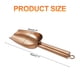 thumbnail image 2 of Cuchara de Hielo de Metal Uxcell, Cuchara de Acero Inoxidable de 7.1 pulgadas para Uso en Bar, Dorado Rosa, 2 of 6