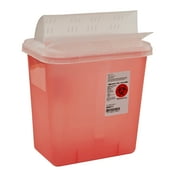 SharpSafety Sharps Container 2 gal. Horizontal Entry Case of 20