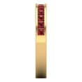 thumbnail image 4 of 0.84 ct Brilliant Princess Cut Natural Garnet 14k Yellow Gold Stackable Band SZ 10.25, 4 of 6