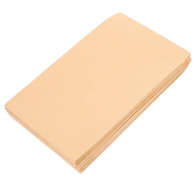 REOFLYUP 50Pcs Self-Sealing Paper Envelopes for Stationary Storage and Message Cards in Light Yellow