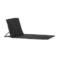 thumbnail image 4 of Silla de playa de piso plegable, tumbona para tomar el sol al aire libre, tumbona de playa portátil, silla de playa con respaldo para acampar y césped negro, 4 of 8