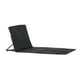 thumbnail image 4 of Silla de playa portátil al aire libre con respaldo ajustable para relajarse negro, 4 of 8