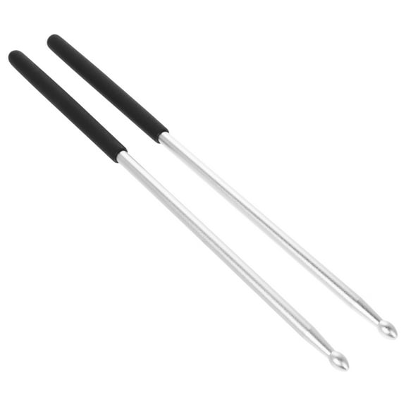 LABSERRON 1 Pair Snare Drum Sticks for Drums Aluminum Alloy Portable for Practice
