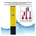 thumbnail image 4 of PH Meter Digital PH Tester Water Quality Testers Acidity Measure Device Water Pool Aquarium Hydroponics Home Brew 0-14pH ,Accurate - YELLOW_X, 4 of 7