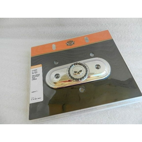 NOS NEW OEM 2004 AND NEWER HARLEY SPORTSTER SKULL & CHAIN AIR CLEANER INSERT