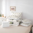 thumbnail image 6 of Homewish Rustic Mallard Duck 7pcs Bedding Comforter Set,Country Farmhouse Lodge Queen Bedding Sets,White Green Brown Queen Sheet Sets For Boys Kids,Breathable Home Decor Reversible, 6 of 8