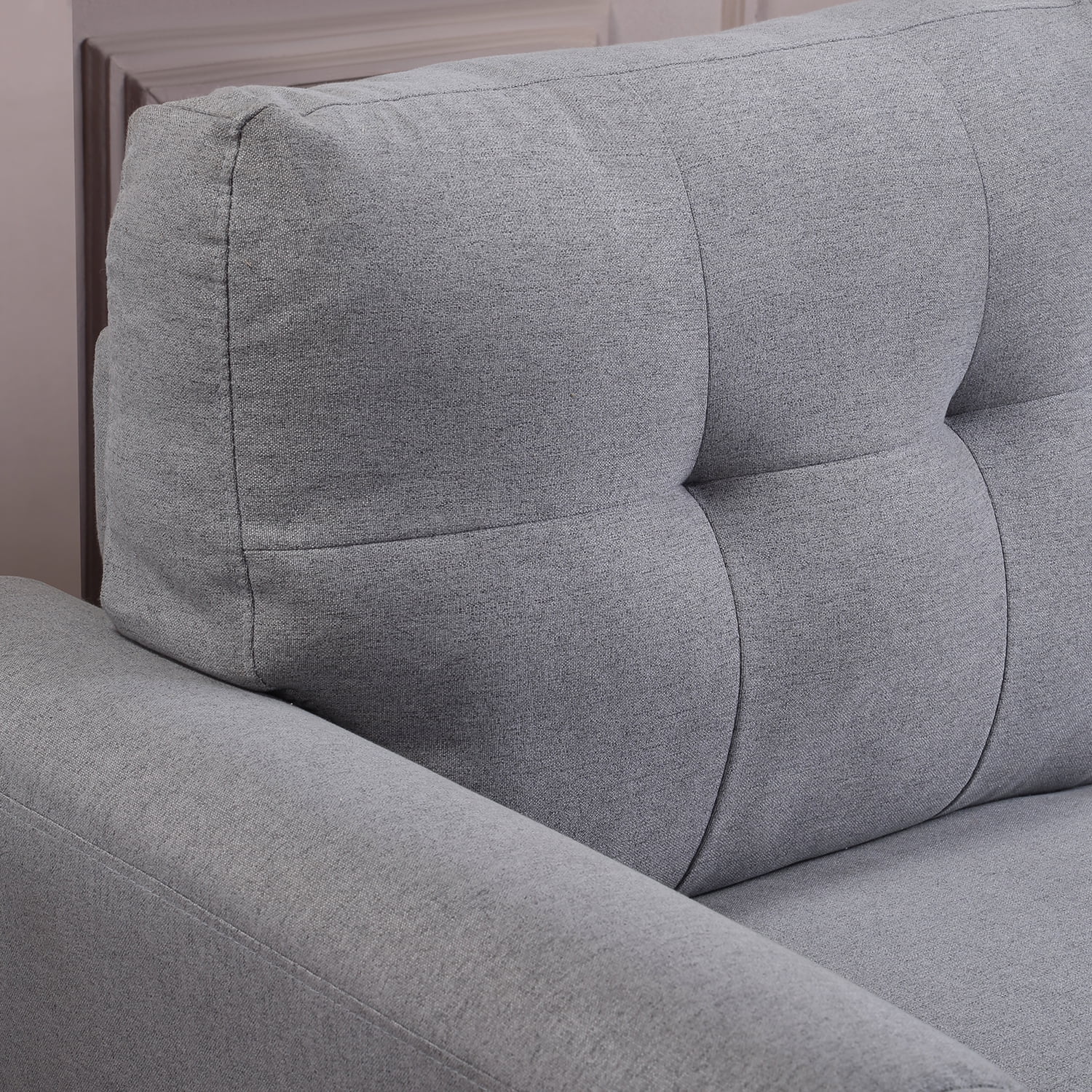 Kadyn 35" Modern Living Room Armchair, Linen 1-Seat Accent Chair for Office, Mid-Century Upholstered Single Sofa for Home, Light Grey Kadyn 35" Modern Living Room Armchair, Linen 1-Seat Accent Chair for Office, Mid-Century Upholstered Single Sofa for Home, Light Grey