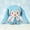 blue, variant on 32Cm Kawaii Hatsune Miku Plush Doll Anime New Bow Miku Preciality Plush Pillow Sofa Ornaments Room Decoration Birthday Present