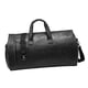 thumbnail image 1 of Bolsa de viaje de cuero con compartimento para zapatos, ligera y multifunción. Negro, 1 of 9