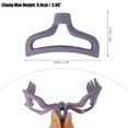 thumbnail image 2 of Unique Bargains 1pc Plastic Hair Claws Hair Clips Hair Barrettes for Women Purple 3.78''x1.85''x1.42'', 2 of 7