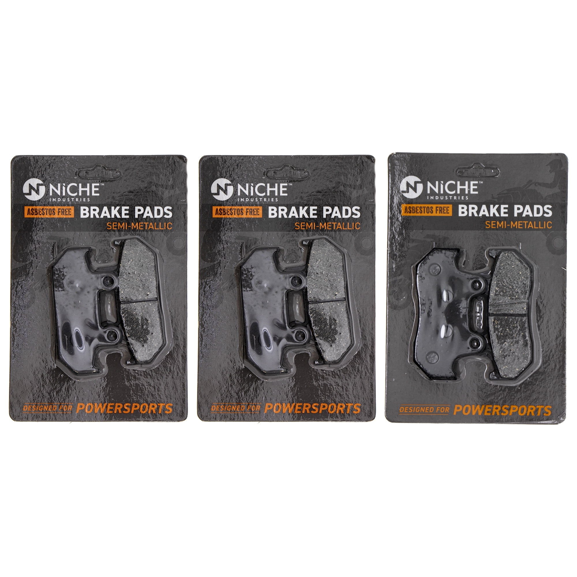 Niche SemiMetallic Brake Pad Set for Honda Goldwing 1500 Motorcycle
