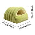thumbnail image 3 of Large Monster Cat Bed With Removable Cushion Cozy Warm Cat Cave Semi-Closed Pet Sleeping House For Cats Small Dogs(Green L-57X37X28cm), 3 of 6