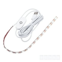 Pawsdot White LED Light Rope USB Powered with Adjustable Brightness and Adhesive