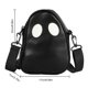 thumbnail image 2 of Bandolera Fantasma Divertido Cuero Casual Pequeño Satchel Bolsas para Viaje Negro, 2 of 7