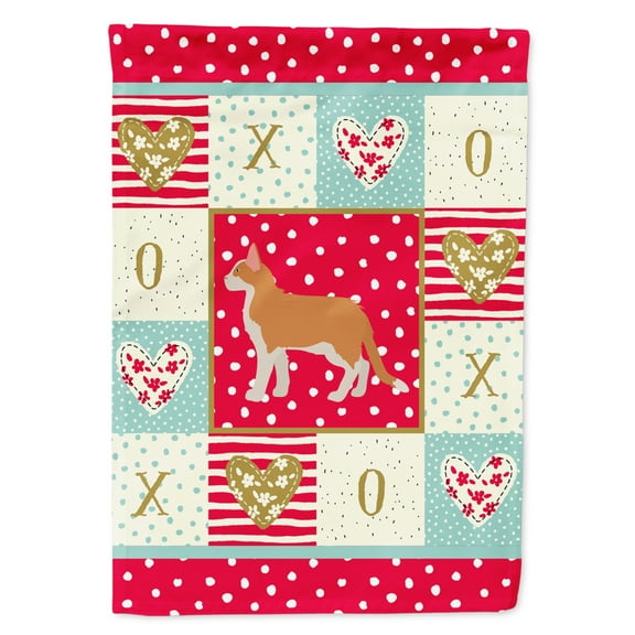 Carolines Treasures CK5553GF Aphrodite Giant 2 Cat Love Flag Garden Size Small multicolor