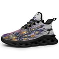 thumbnail image 5 of Halloween Witch Haunted House Spooky Vibes Shoes Sneakers Black Size 13, 5 of 7