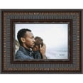 thumbnail image 2 of 11x18 3.5" Wide Ornate Brown Picture Frame - UV Acrylic, Foam Board Backing, Hanging Hardware, 2 of 7