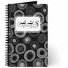 CafePress Personalized Dot Pattern Black Journal