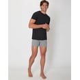 thumbnail image 6 of Hanes Ultimate Men's ComfortSoft Crewneck Undershirt, Black/Grey, 6-Pack Assorted 2XL, 6 of 6